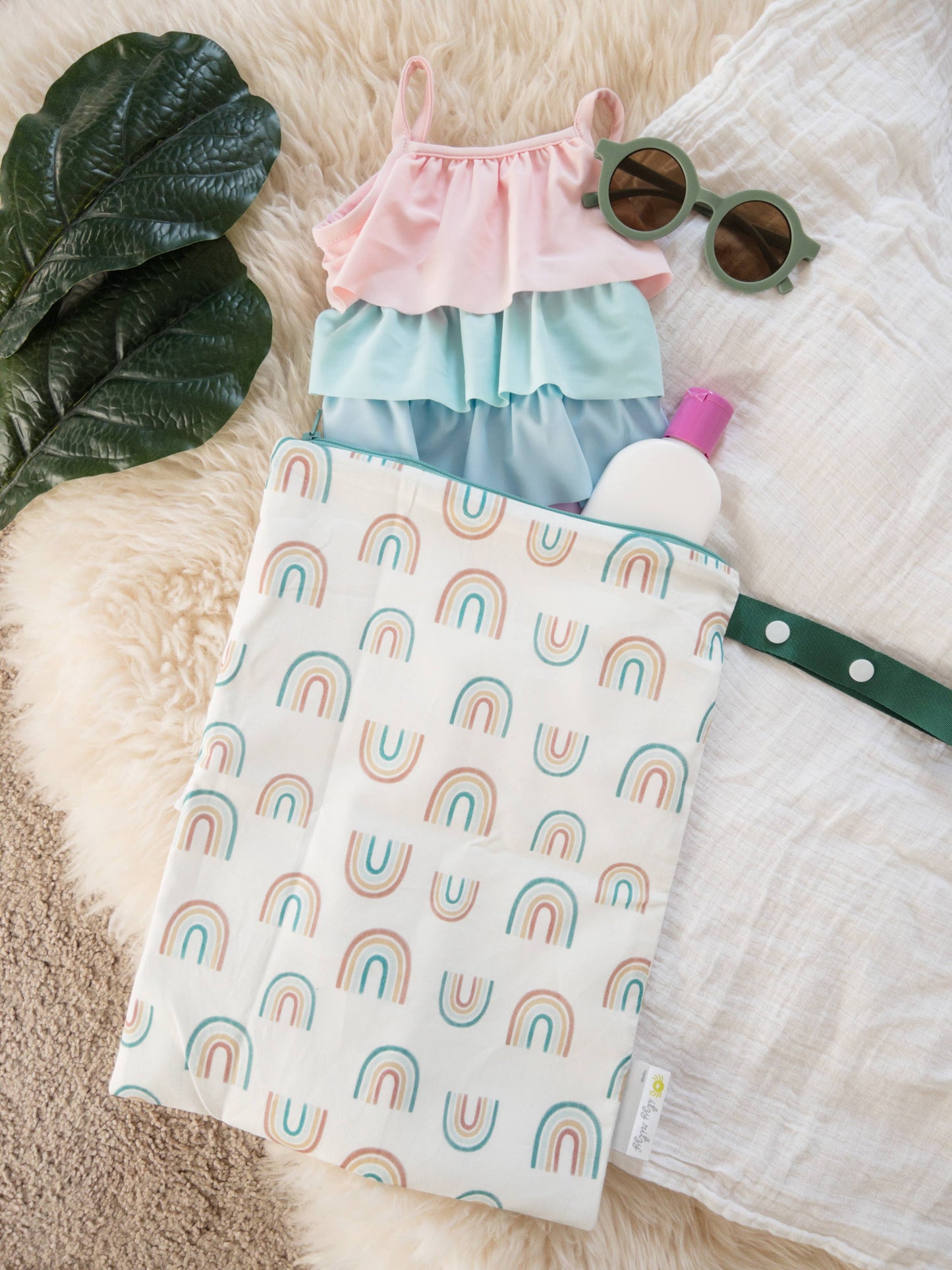 Travel Happens™ Medium Wet Bags - Over the Rainbow