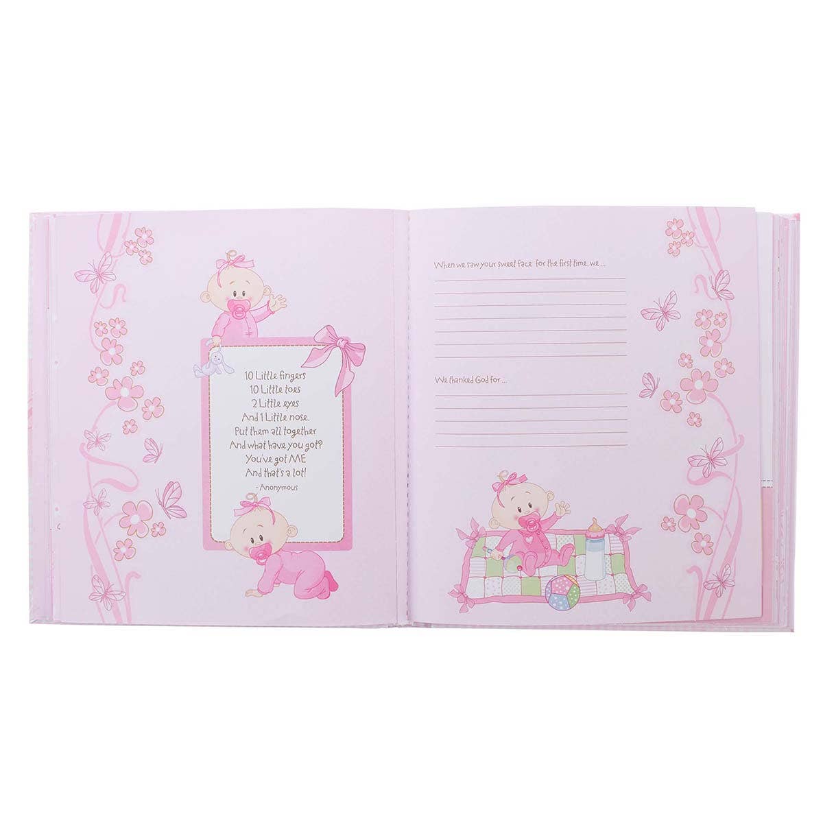 Memory Book Our Baby Girl Padded Hardcover