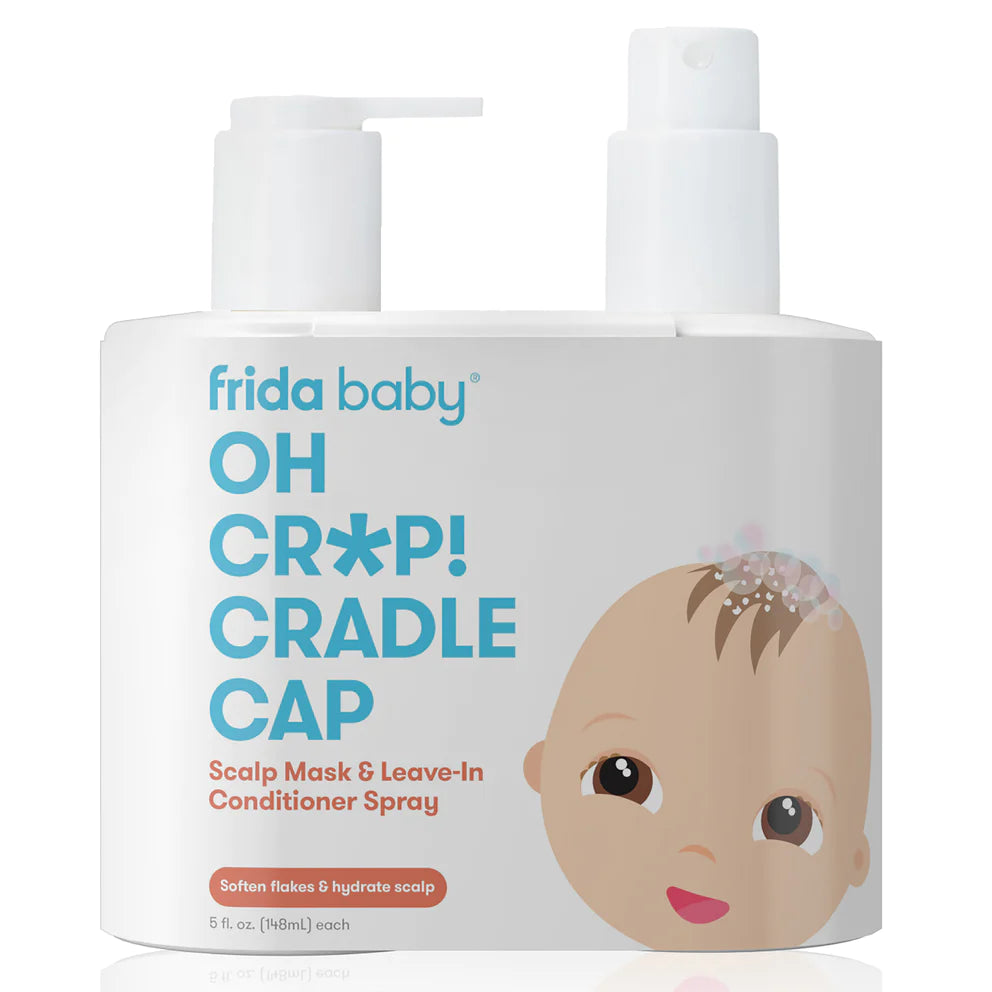 Oh Cr*p! Cradle Cap Flake Fixer, Scalp Spray + Scalp Mask Duo