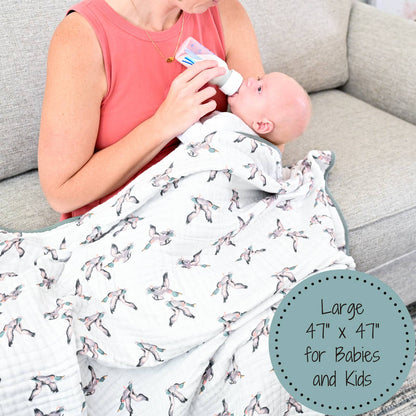 Quackin'up Baby Muslin Quilt