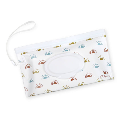 Take & Travel™ Pouch Reusable Wipes Case - Desert Sunrise