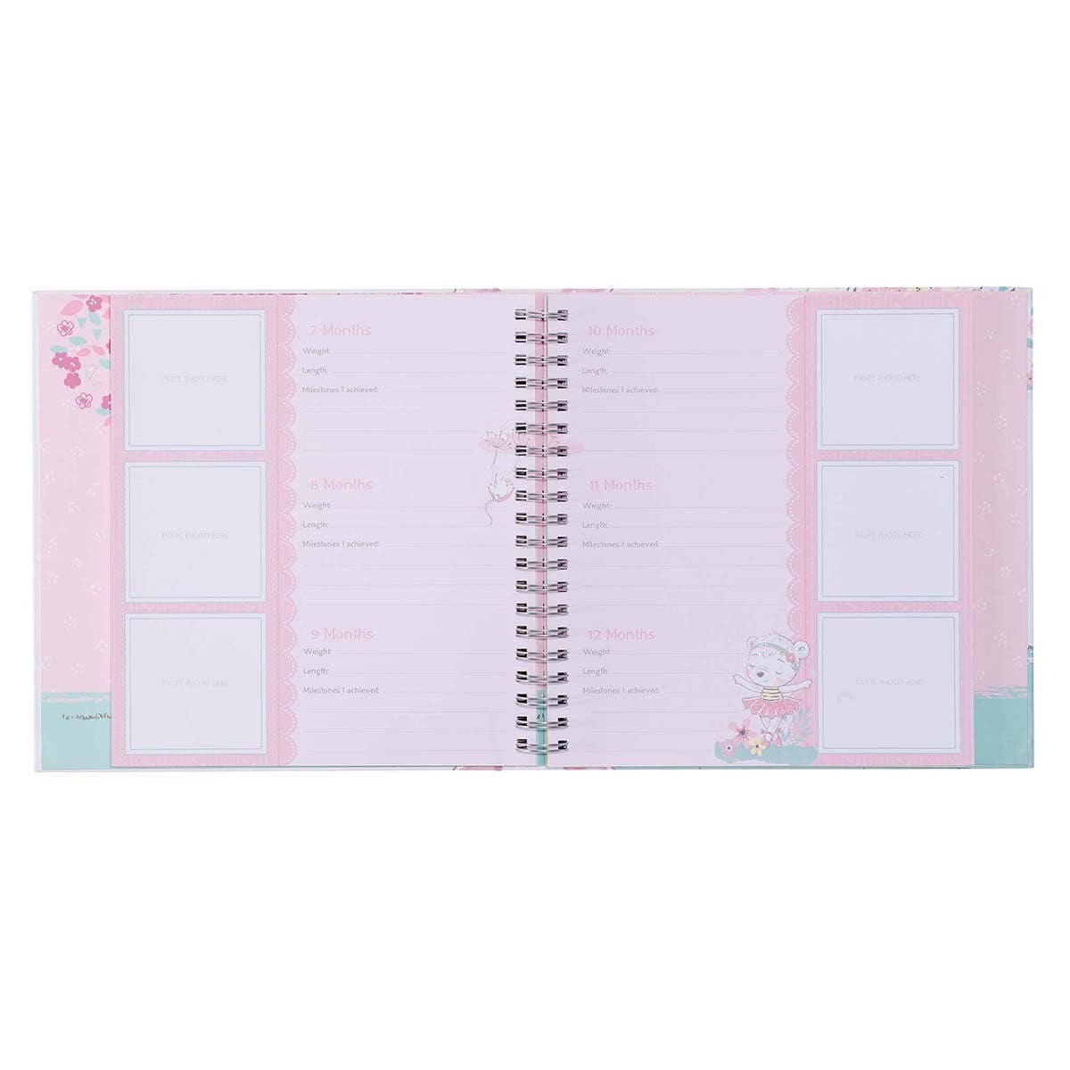 Memory Book Our Baby Girl's First Year Padded Hardcover