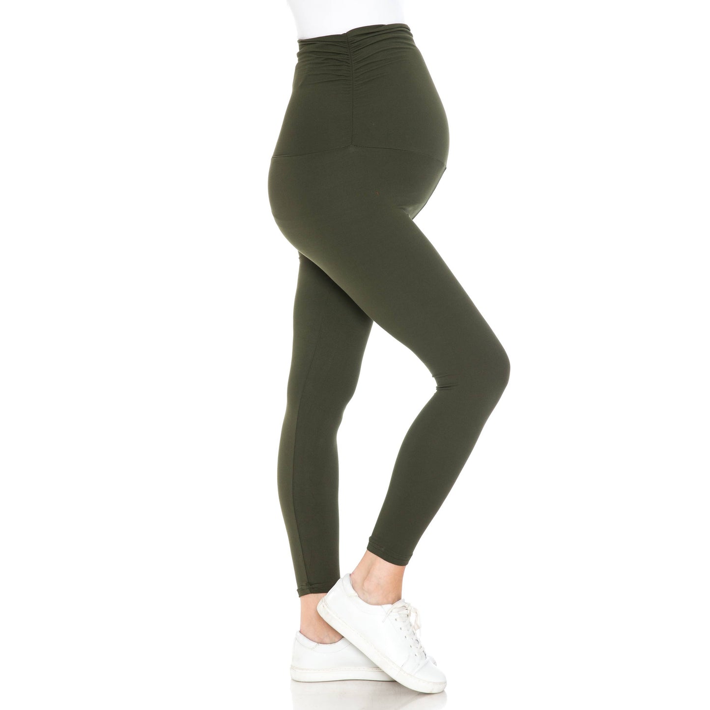 Buttery Soft Full Length Solid Maternity Leggings