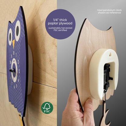 Bass Pendulum Clock - Wood