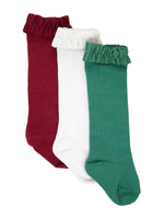 Girls 3-pack Knee High Socks