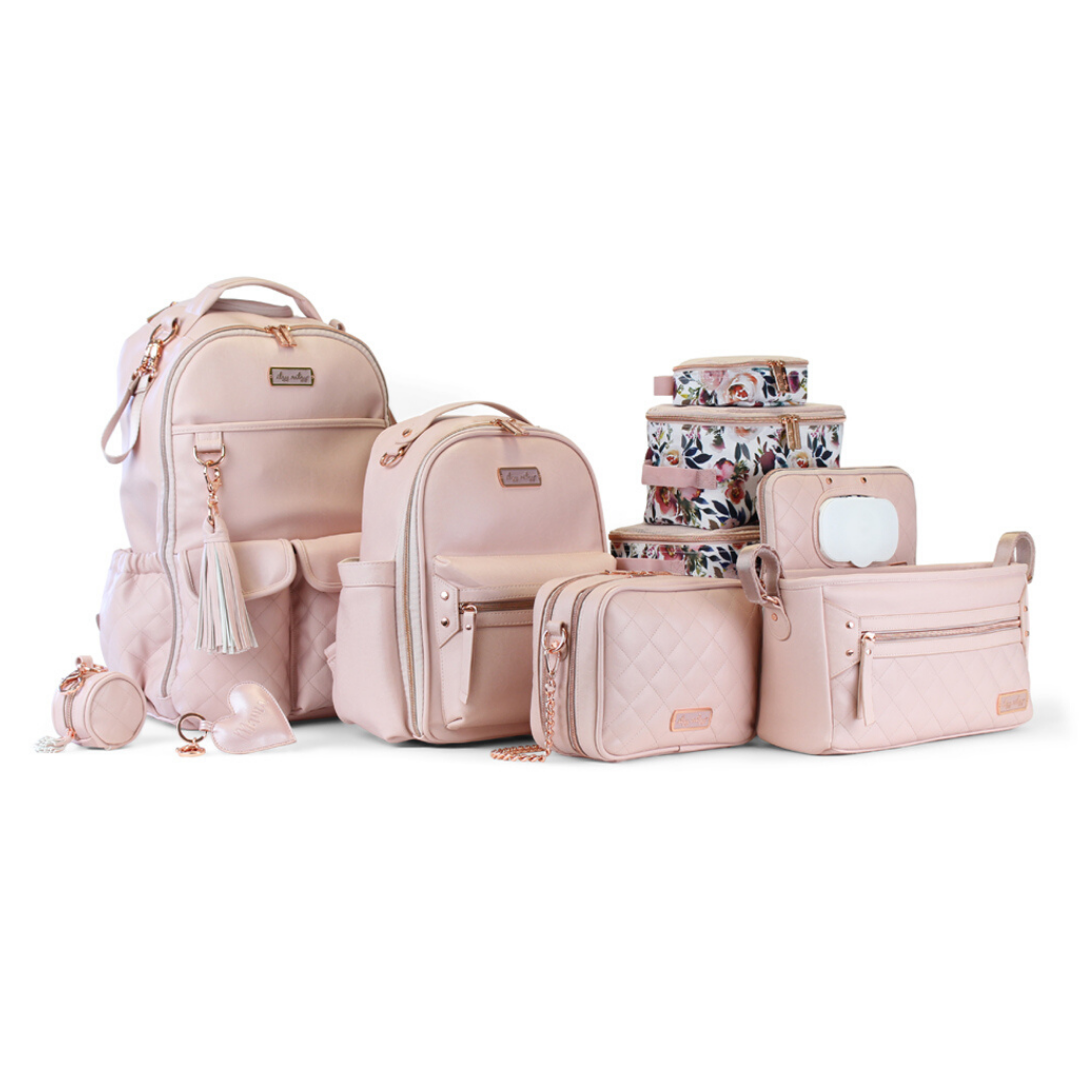 Blush Diaper Bag Charm Pod Keychain