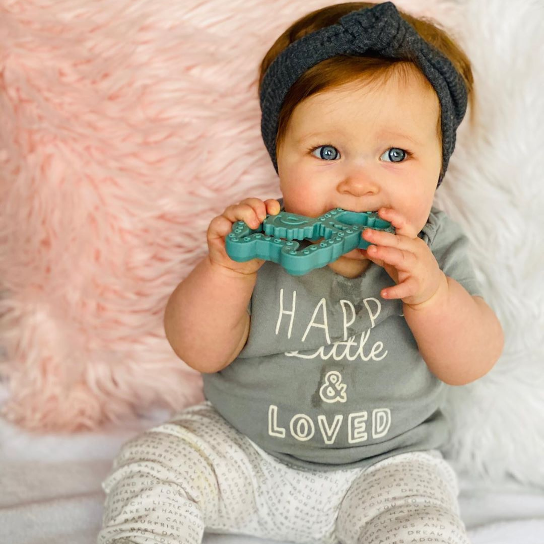 Chew Crew Silicone Teether - Llama