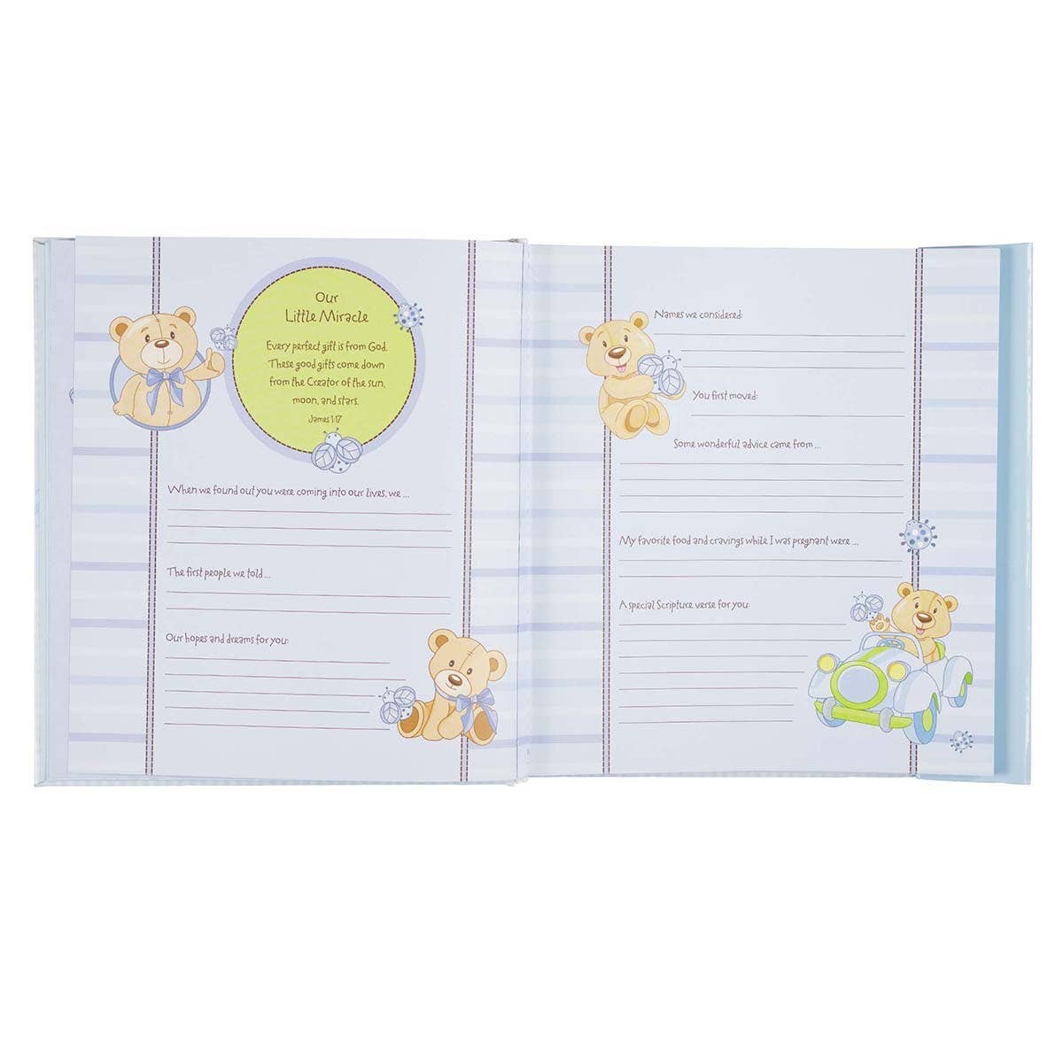 Memory Book Our Baby Boy Padded Hardcover