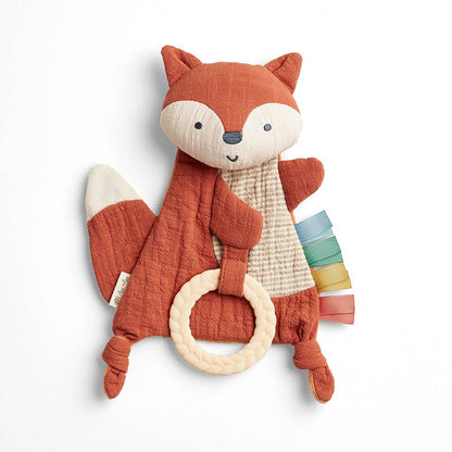 Fox Bitzy Crinkle™ Sensory Toy with Teether