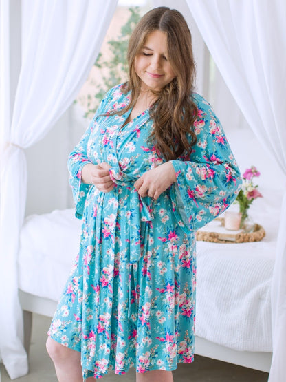 Fancy Me Floral Maternity Robe