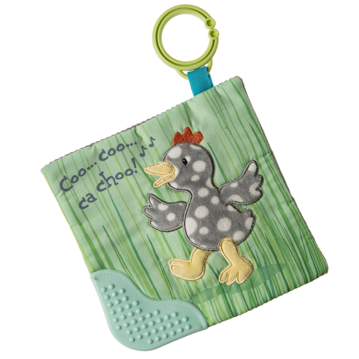 Rocky Chicken Crinkle Teether- 6x6"