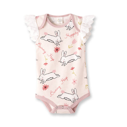 Baby Girl's Easter Parade Cotton Bodysuit