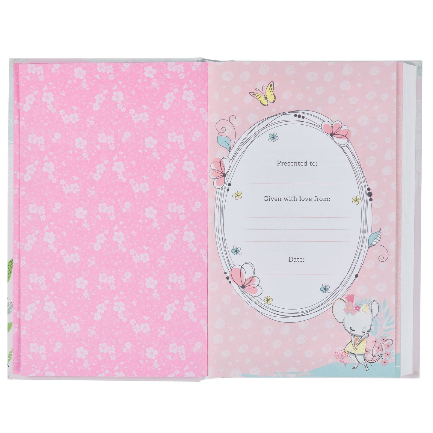 Bible NLT Infant Hardcover, Pink