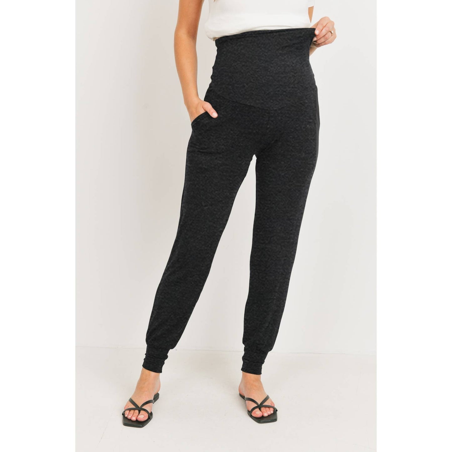 Rayon Modal Maternity Jogger Pants