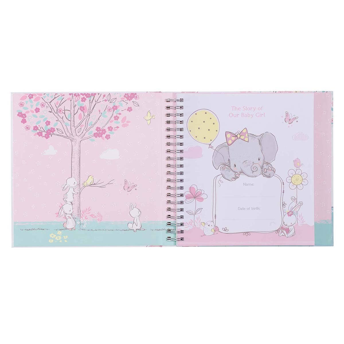 Memory Book Our Baby Girl's First Year Padded Hardcover