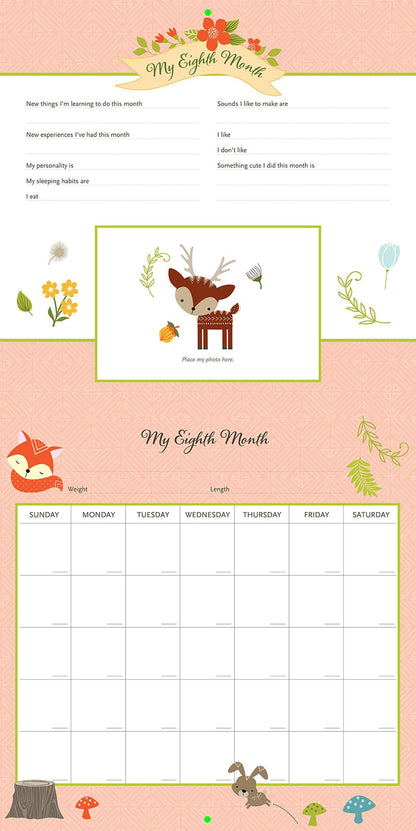 My Life as a Baby: A First Year Calendar - Woodland