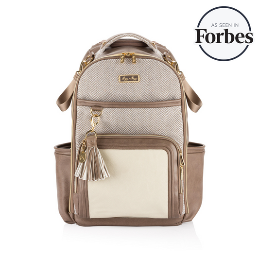 Boss Plus™ Backpack Diaper Bag - Vanilla Latte