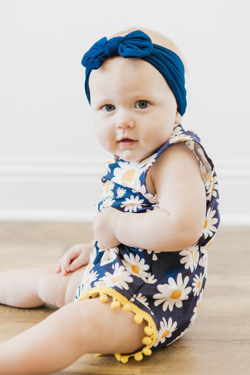 Daisy for You Pom Pom Romper