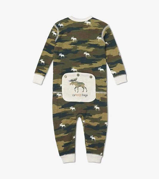 Camooseflage Baby Union Suit