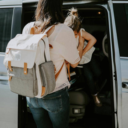 Birch Bag - Diaper Backpack in Cream