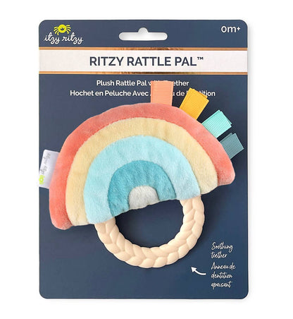 Ritzy Rattle Pal™ Rattle Pal with Teether - Rainbow