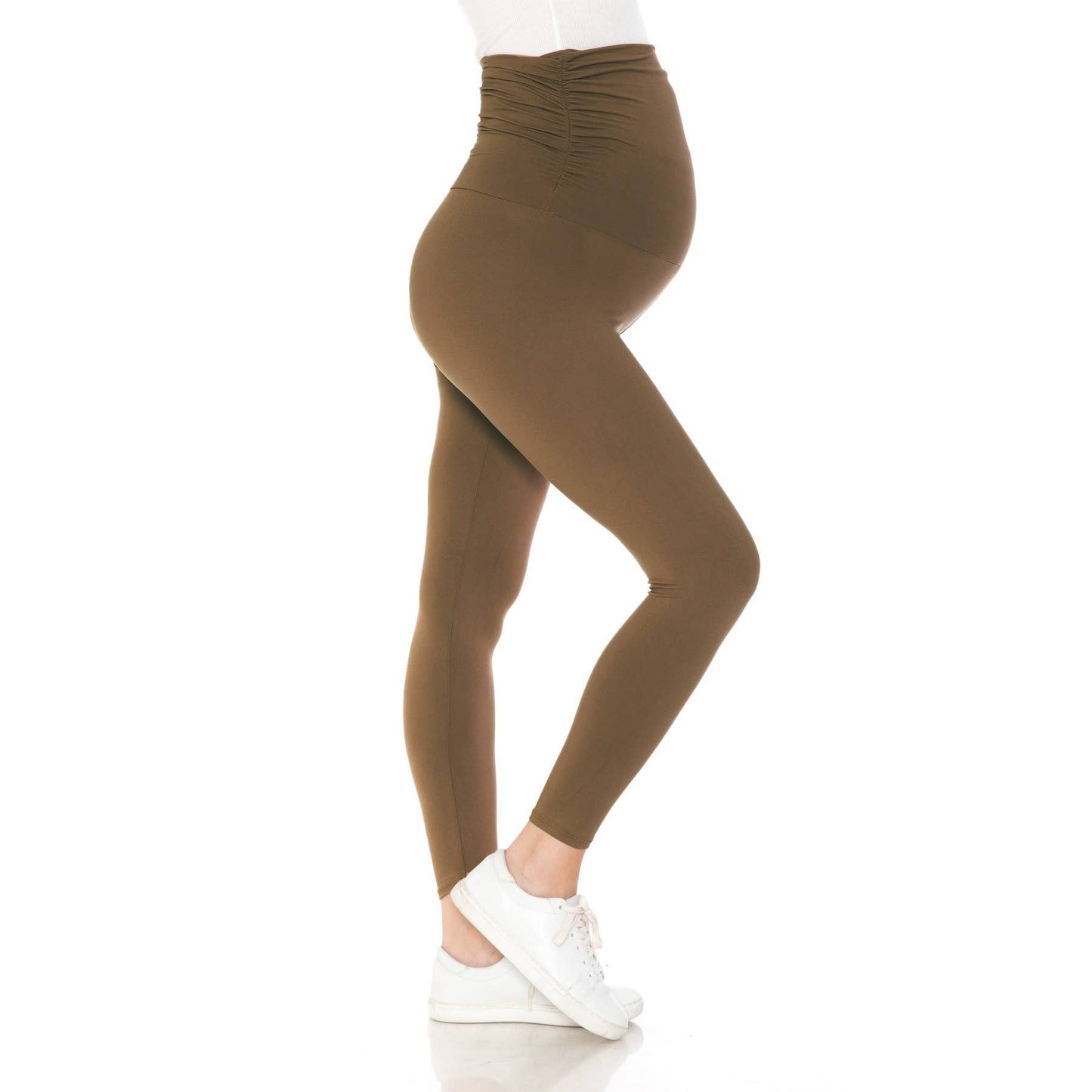 Buttery Soft Full Length Solid Maternity Leggings