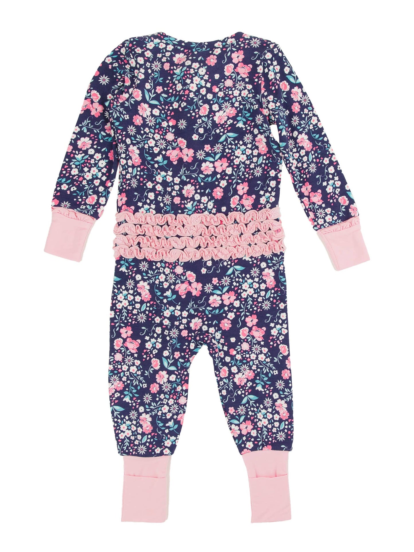 Moonlit Meadow Bamboo Convertible Ruffle Pajama