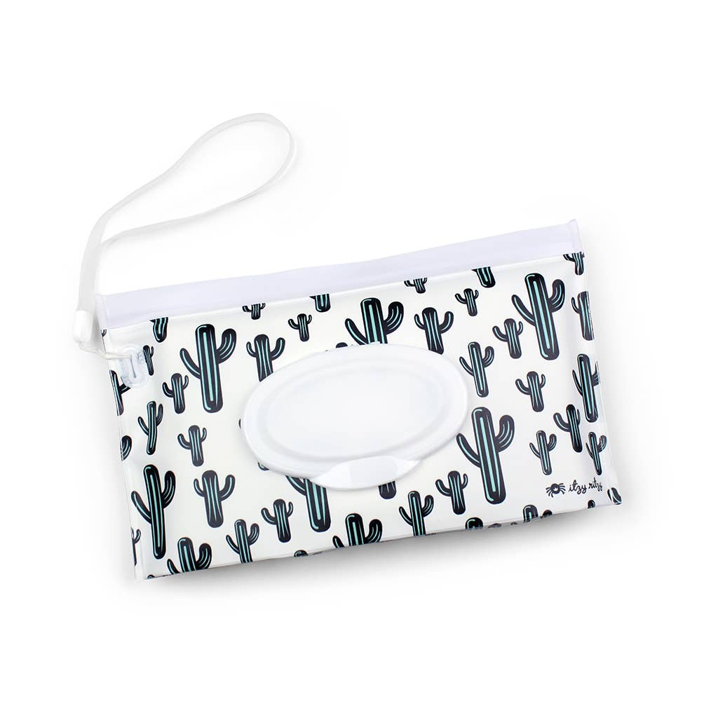 Take & Travel™ Pouch Reusable Wipes Case - Leopard