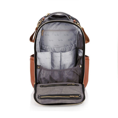 Boss Plus™ Backpack Diaper Bag - Coffee & Cream