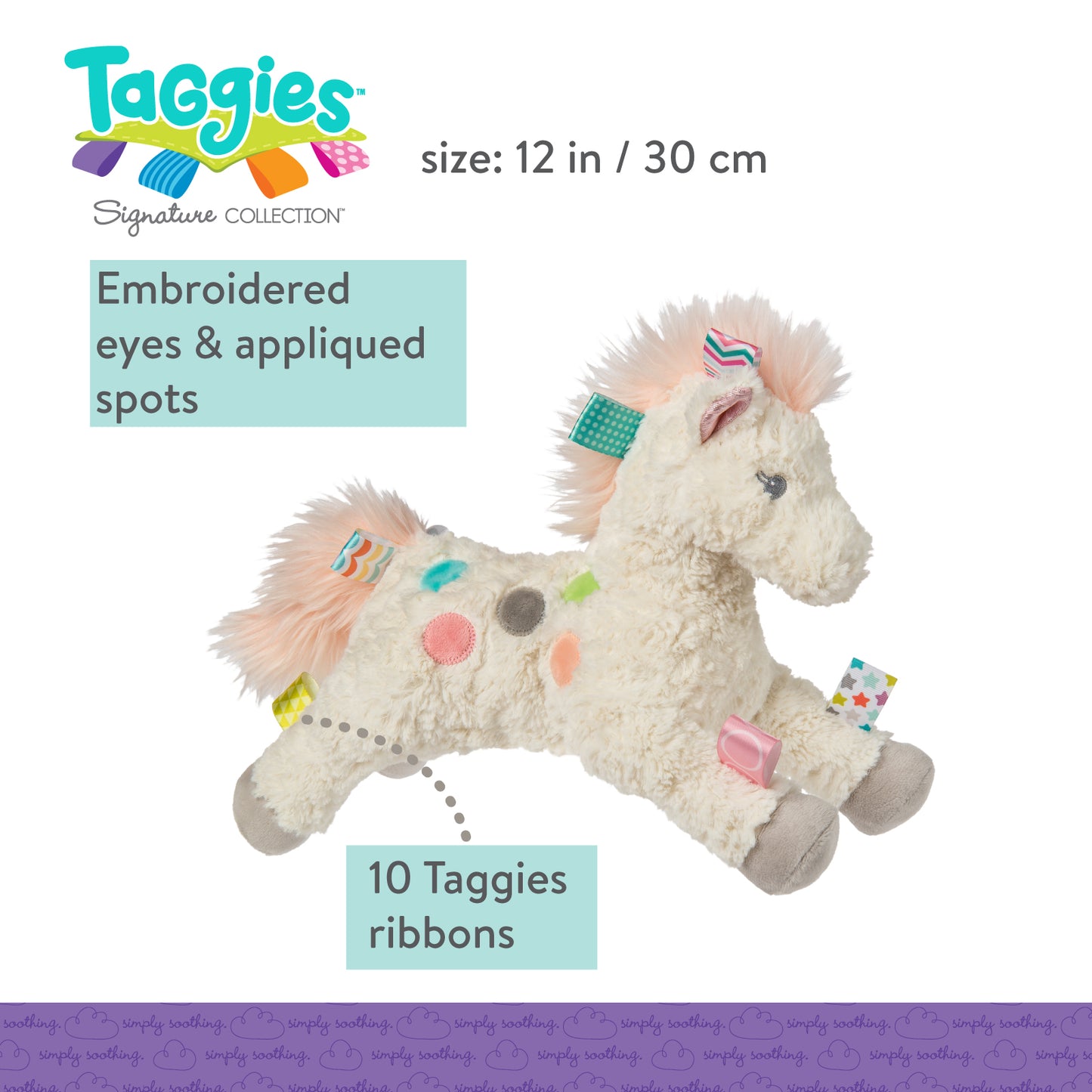 Taggies Soft Toy Painted Pony