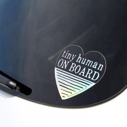 Tiny Human on Board Bumper Sticker