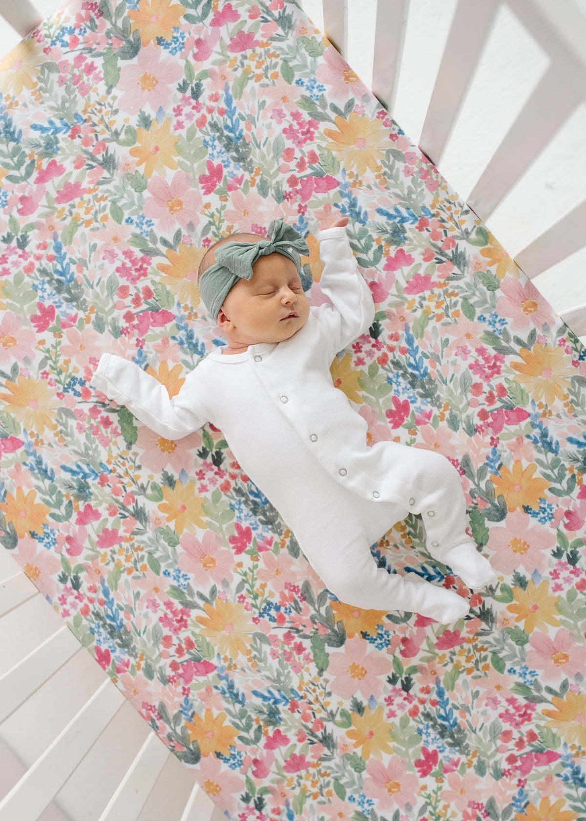 Fitted Crib Sheet - Lark