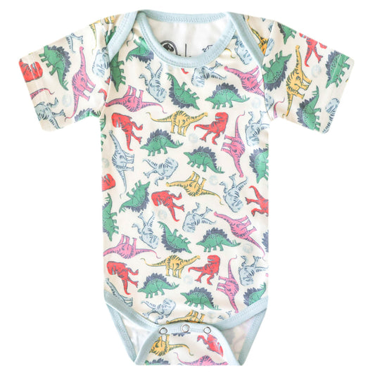 Short Sleeve Bodysuit - Dinosaurs of Jurassic Park