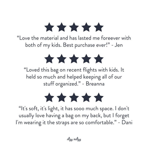 Dream Convertible™ Diaper Bag - Midnight Black
