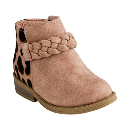 "Gabriela" Leopard Ankle Boots Walk Size