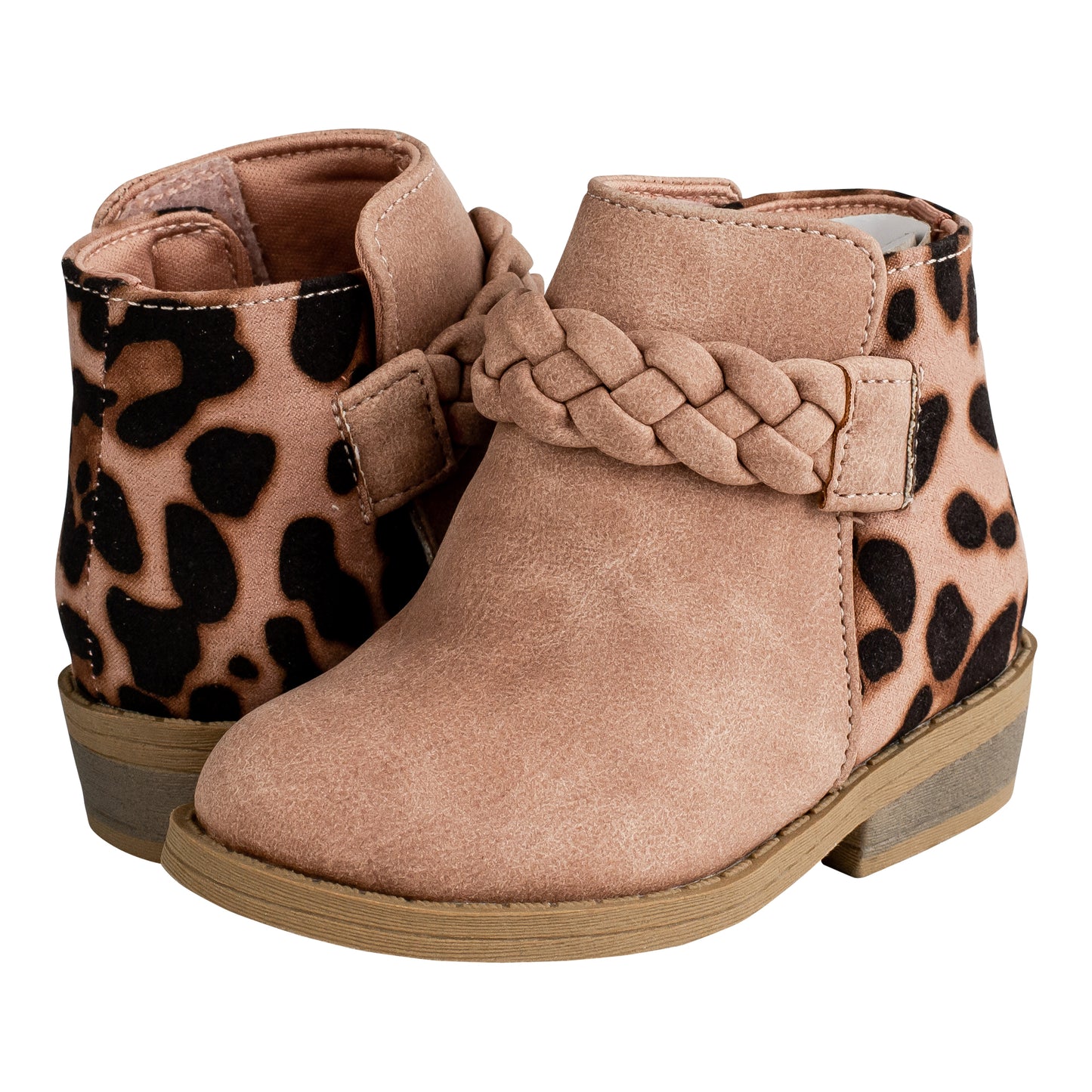 "Gabriela" Leopard Ankle Boots Walk Size