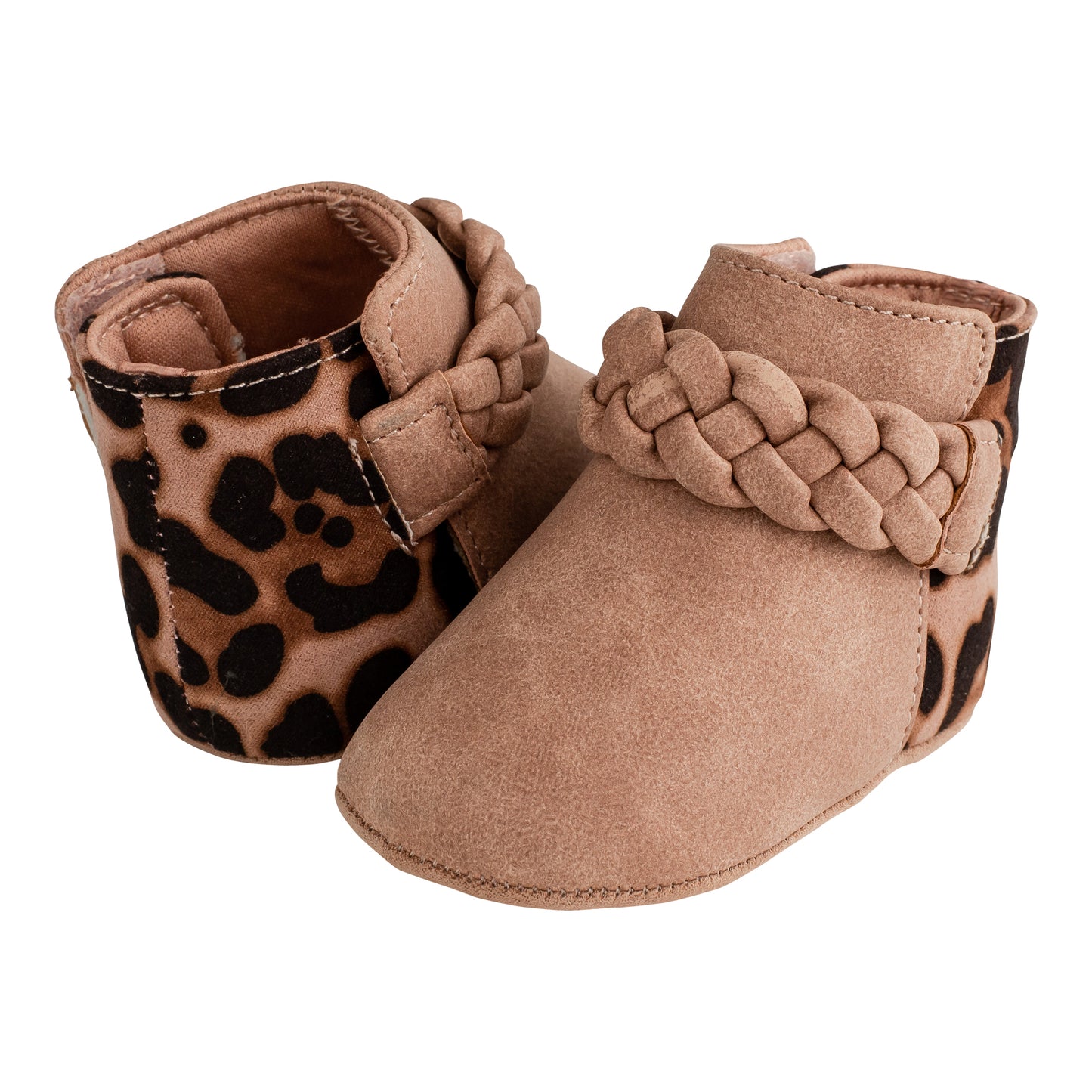 "Gabriela" Leopard Ankle Boots Waddle Size