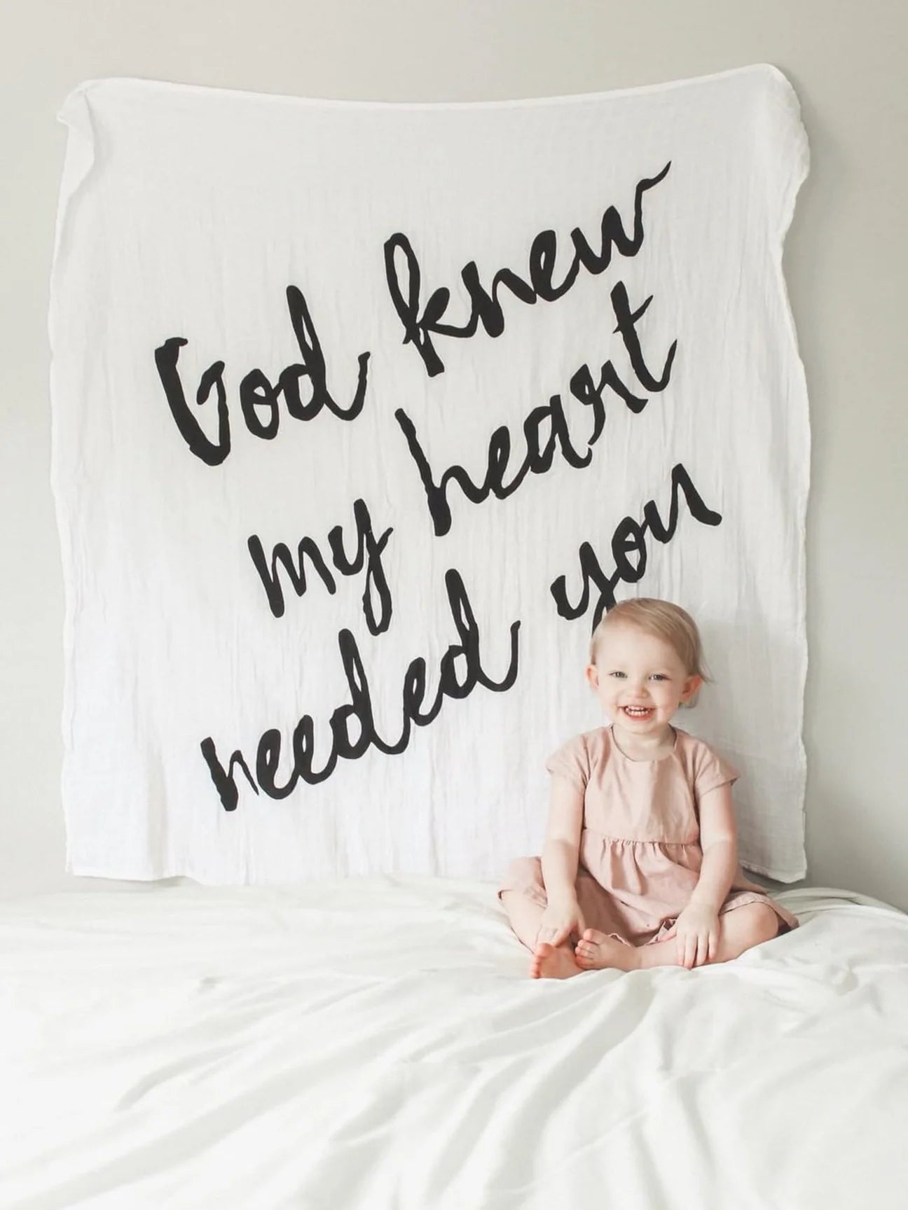 Organic Swaddle + Wall Art