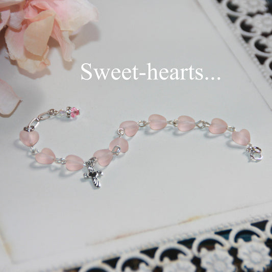 Sweet Little Heart Bracelet 5"