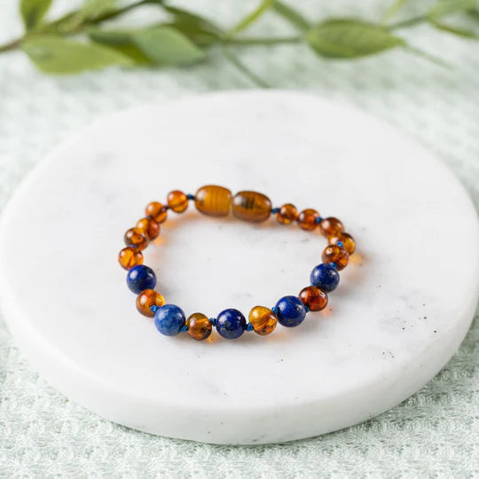 Genuine Gemstone + Baltic Amber Jewelry