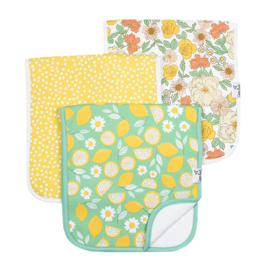 Premium Burp Cloths - Lemon