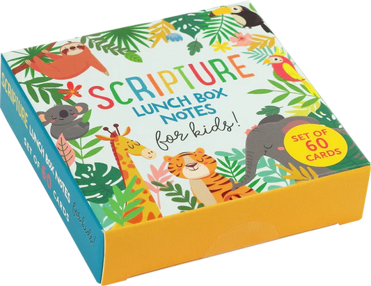 Scripture Lunch Box Notes for Kids! (Set of 60 Cards)