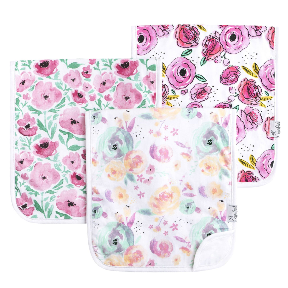 Premium Burp Cloths - Bloom