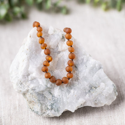 Genuine Gemstone + Baltic Amber Jewelry