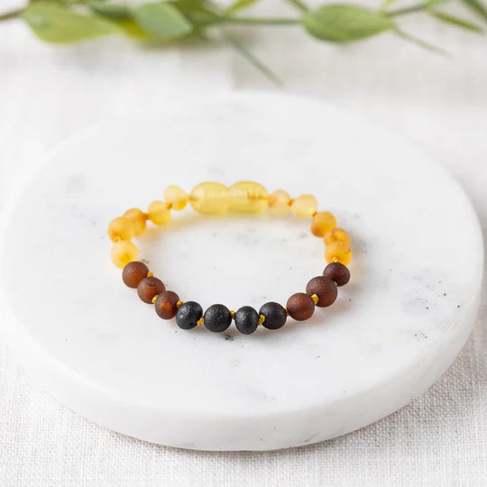 Genuine Gemstone + Baltic Amber Jewelry