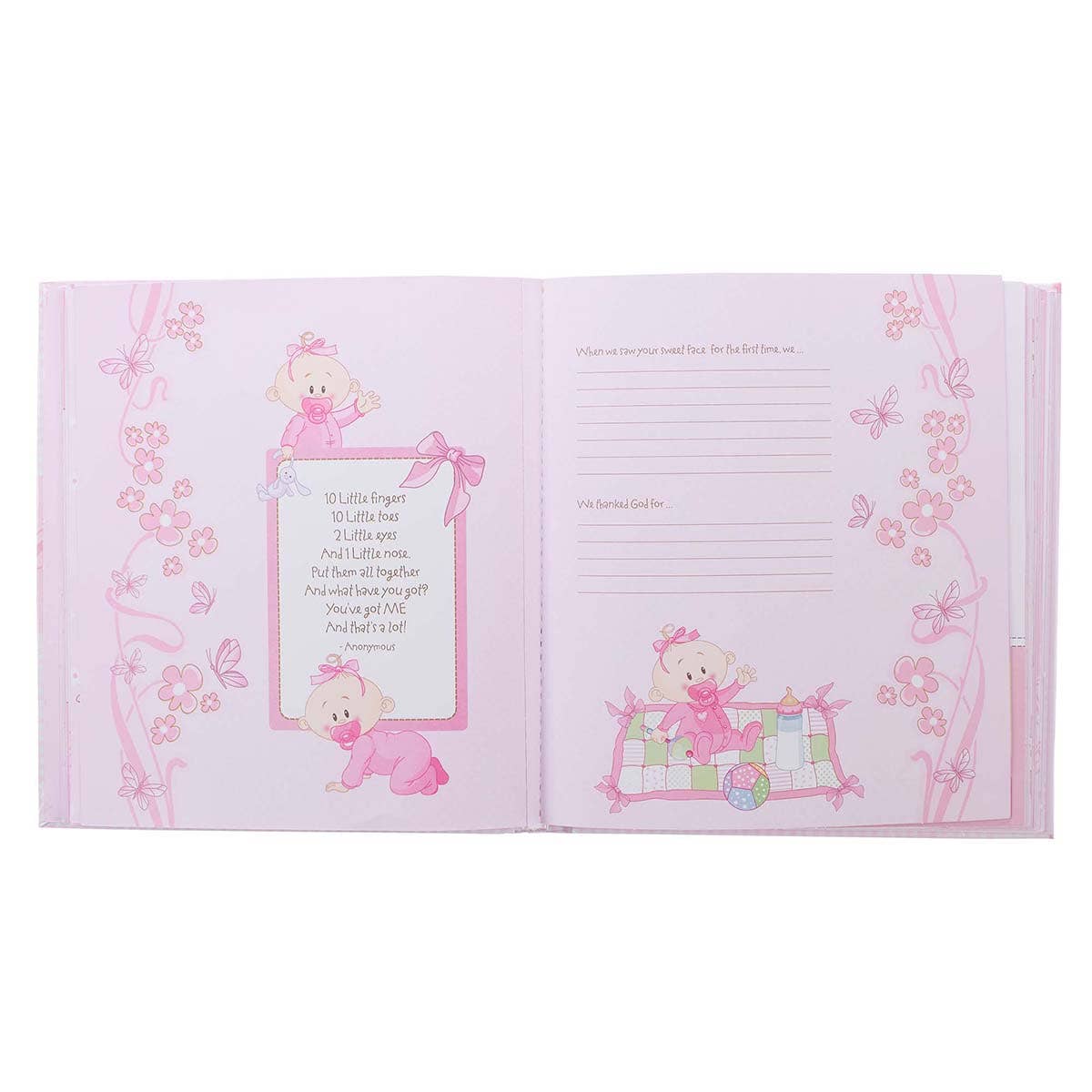 Memory Book Our Baby Girl Padded Hardcover