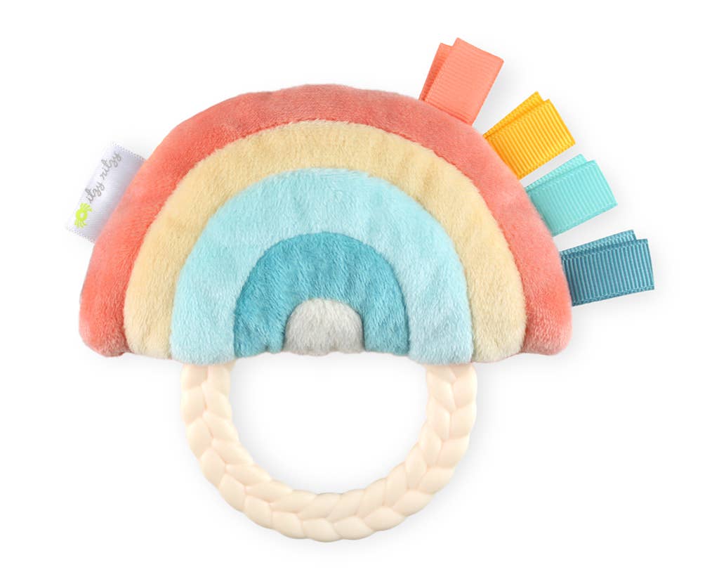 Ritzy Rattle Pal™ Rattle Pal with Teether - Rainbow