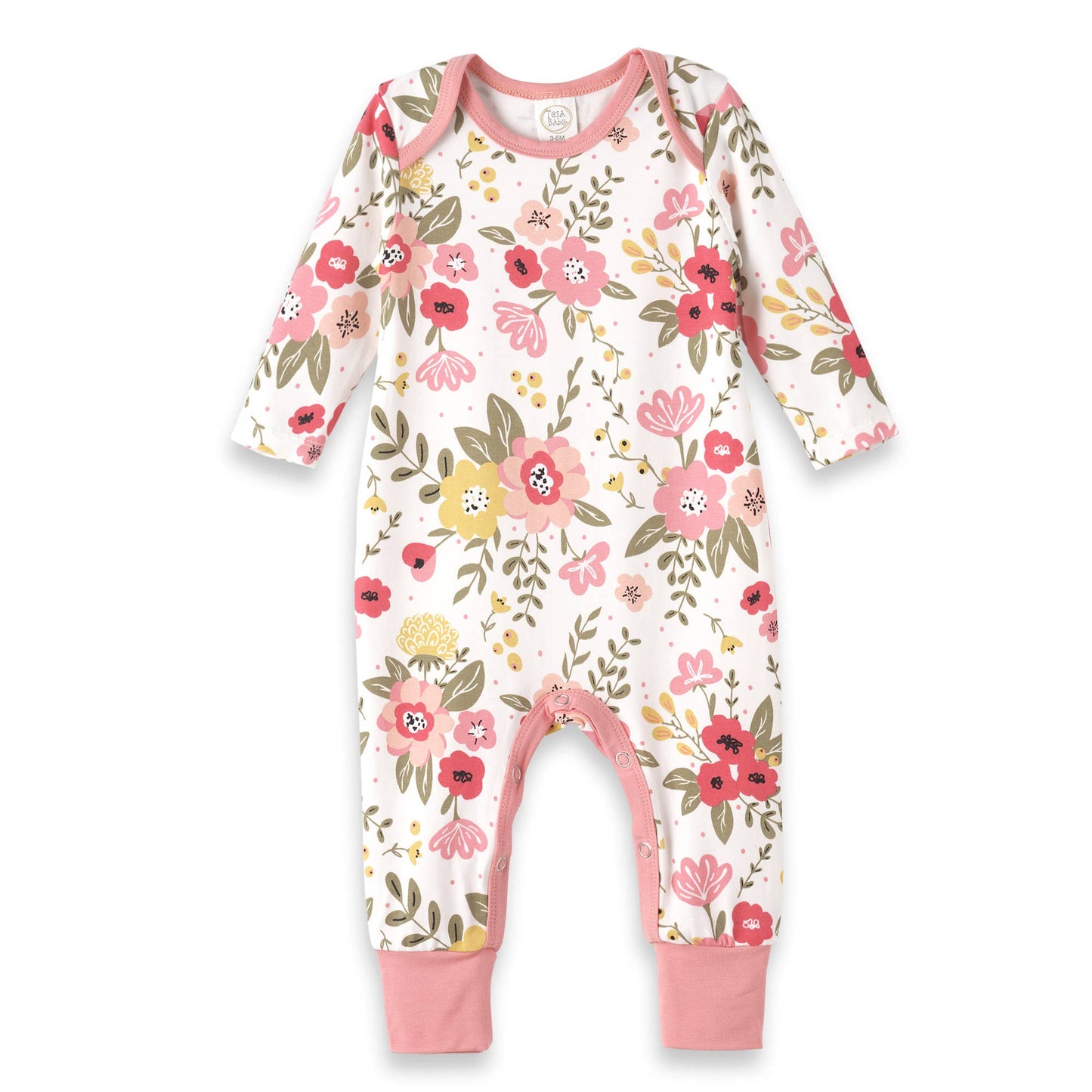 Baby Girl's Floral Garden Bamboo Romper