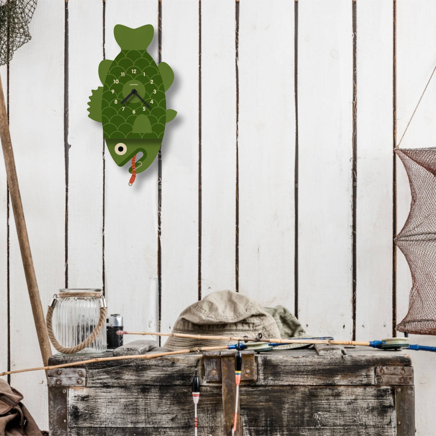 Bass Pendulum Clock - Wood