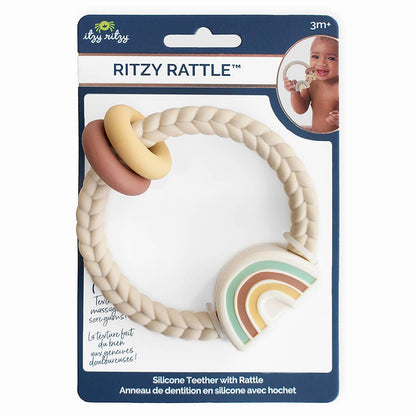 Ritzy Rattle™ Silicone Teether Rattles: Fox